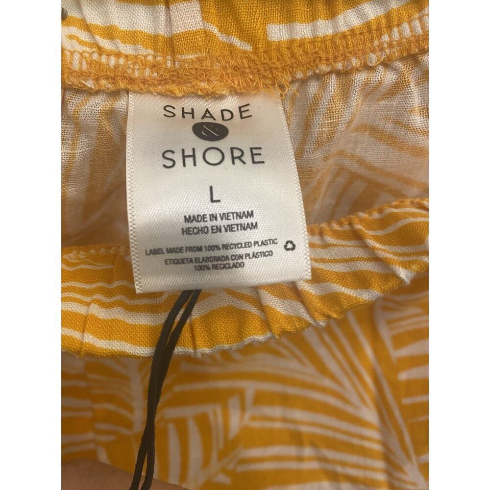 Shade And Shore Shorts Orange Tropical Size Women’s Large 12-14 NWT - Picture 2 of 3